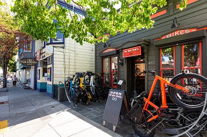 Glen Park neighborhood street scene
